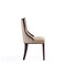 Manhattan Comfort Fifth Avenue Faux Leather Dining Chair in Tan and Walnut - Set of 4 2-DC008-TN - alternate 8